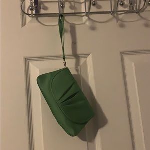 Green clutch/crossbody